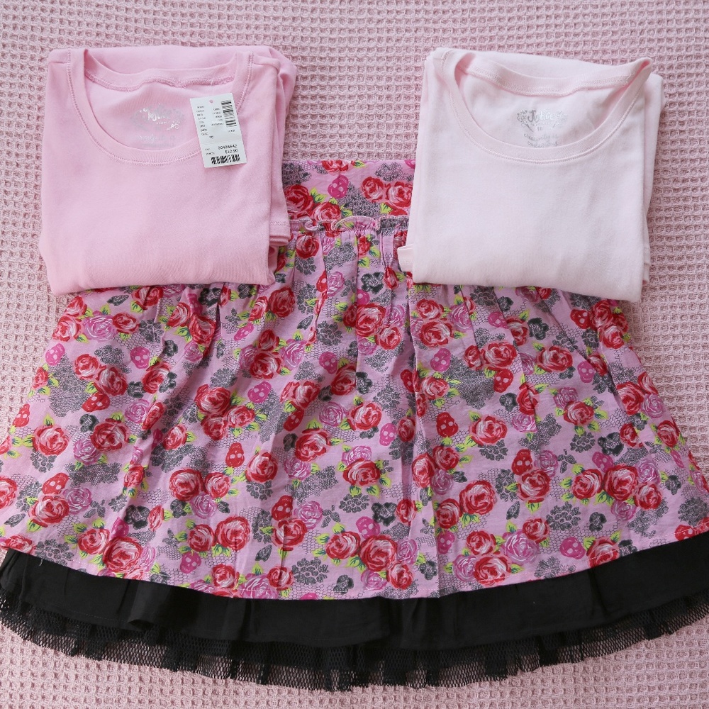 Girls Skirt / Shirt Outfit (bundle of 3 items)